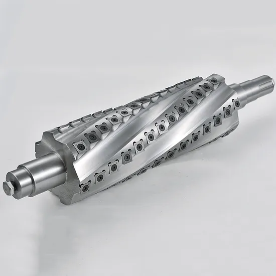 Heavy Duty Spiral Cutter Head Wood-Planer Blade Planer Helical Jointer Cutterhead Light Duty Cutter Head Supplier